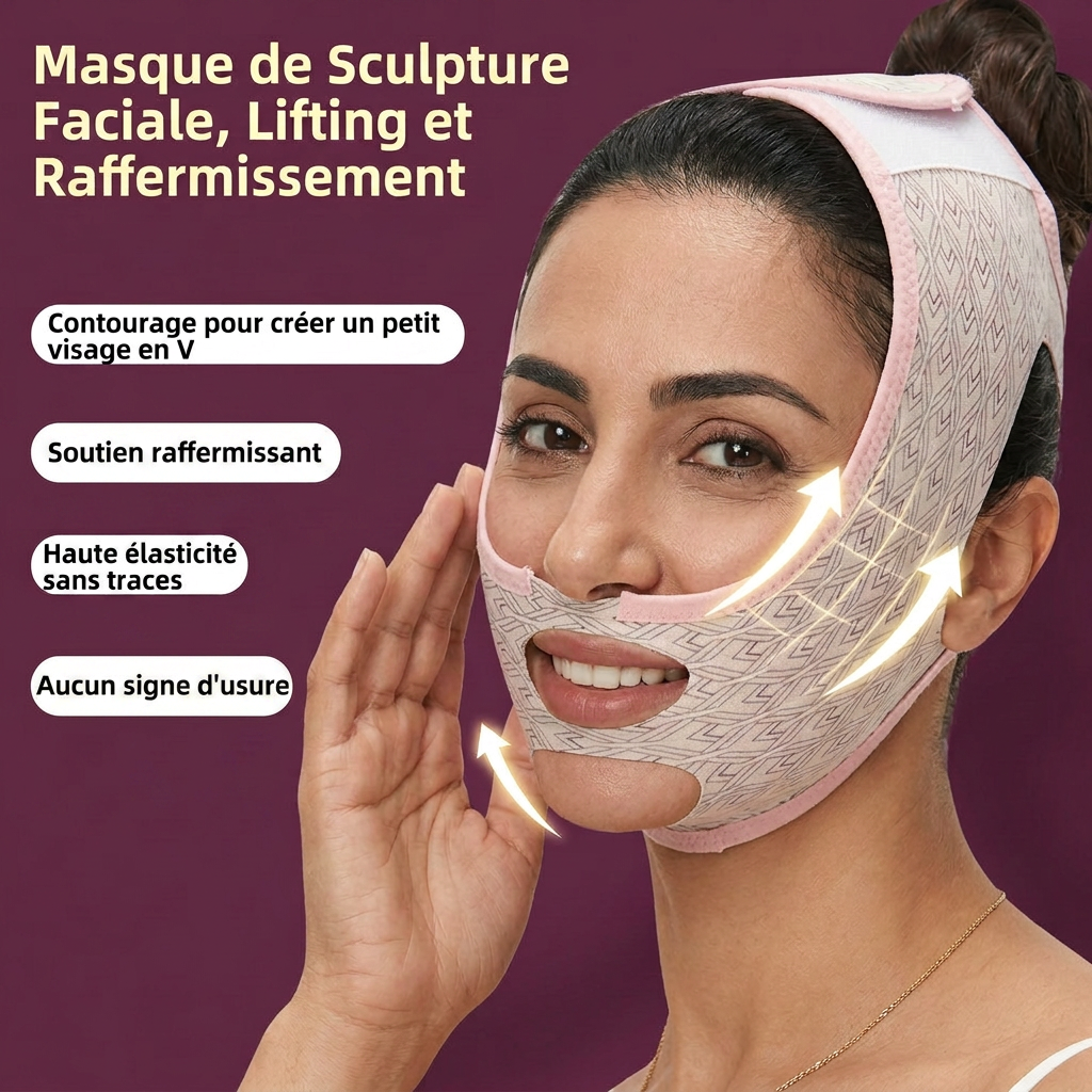 Masque bandeau facial liftant