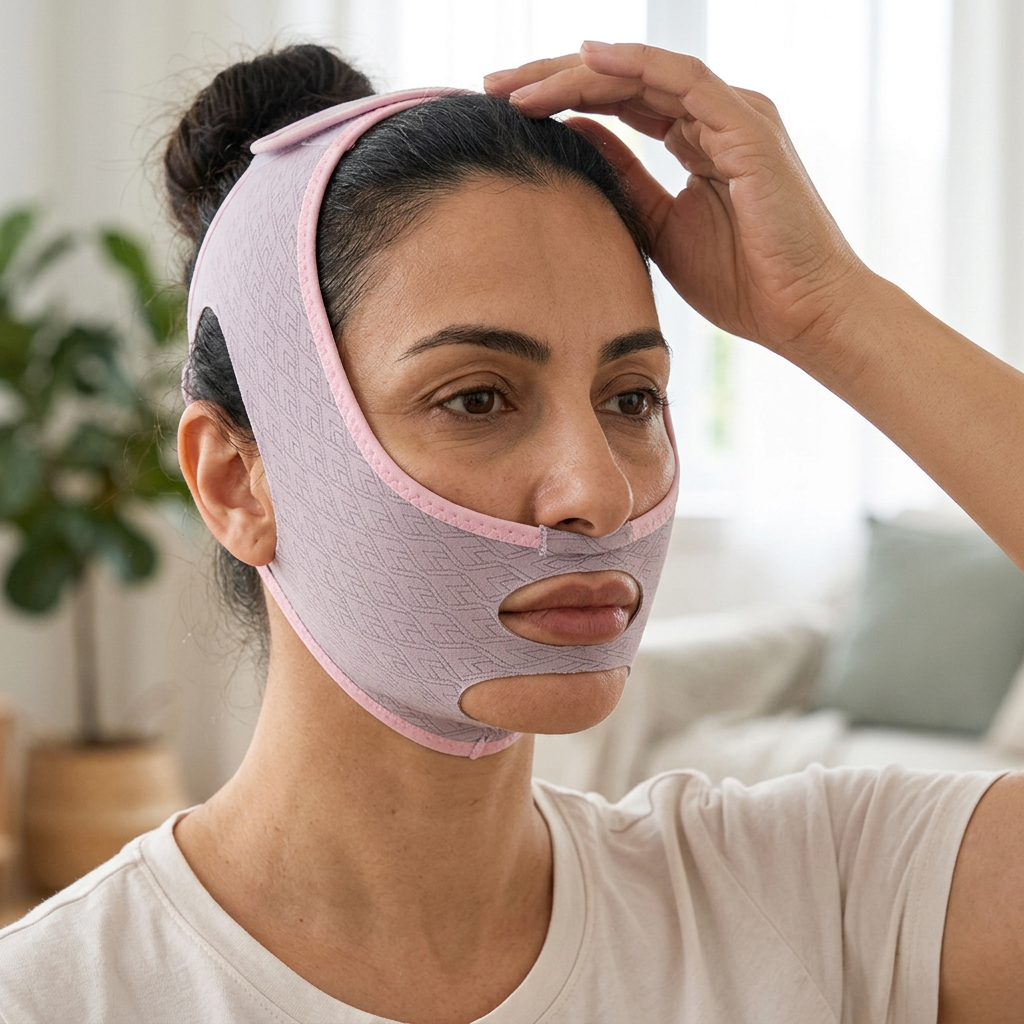 Masque bandeau facial liftant